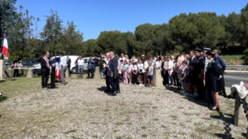 Hommage aux héros de la déportation à Fabrègues