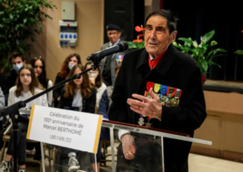 Hommage solennel pour les 100 ans de Marcel Berthomé, ancien maire doyen de France