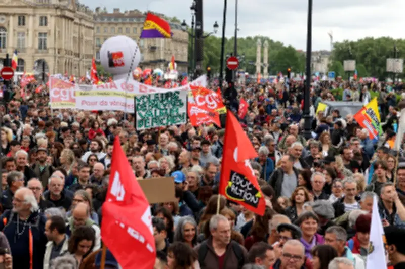Il y a trois ans, le 1er mai 2023 : des mobilisations records contre la réforme des retraites