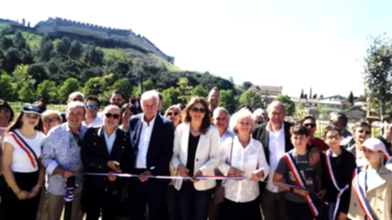 Inauguration de l'aire intergénérationnelle à Villeneuve-lès-Avignon
