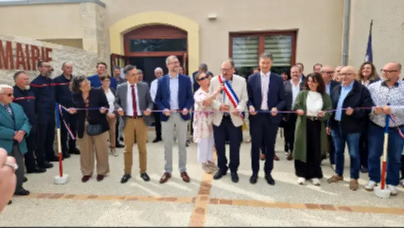 Inauguration des nouveaux bureaux et de la salle du Conseil rénovée à Marmont-Pachacais