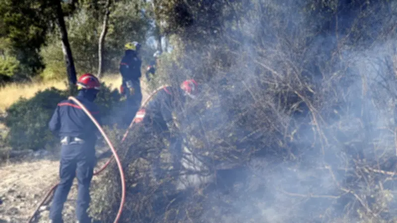 Incendie aux Hauts de Massane : un scooter à l'origine du feu, 4700 m² brûlés