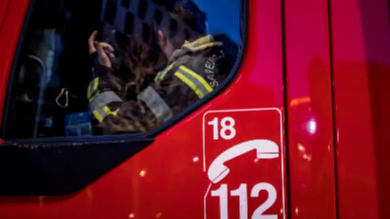 Incendie dans une déchetterie à Bellegarde : une benne d'encombrants en flammes