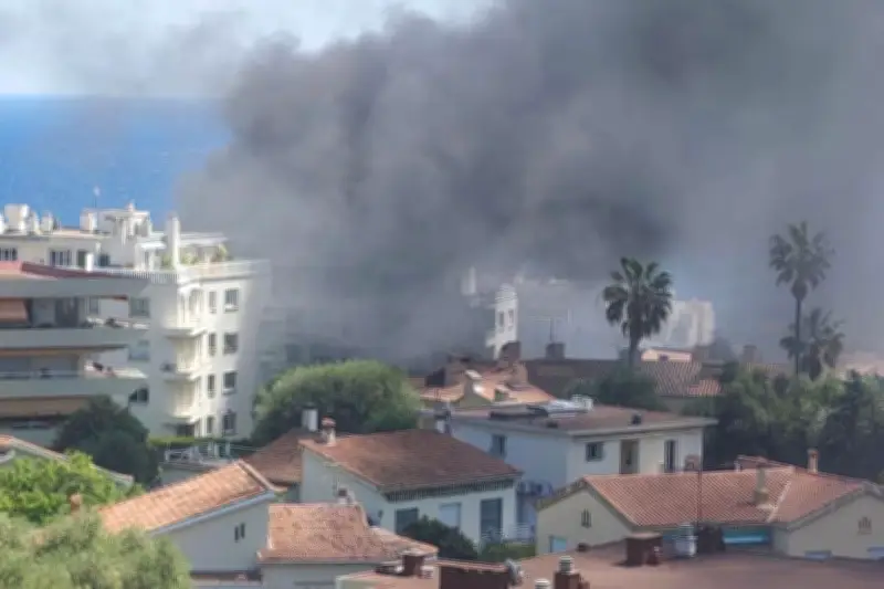 Incendie à Nice Ouest : treize pompiers mobilisés ce mercredi