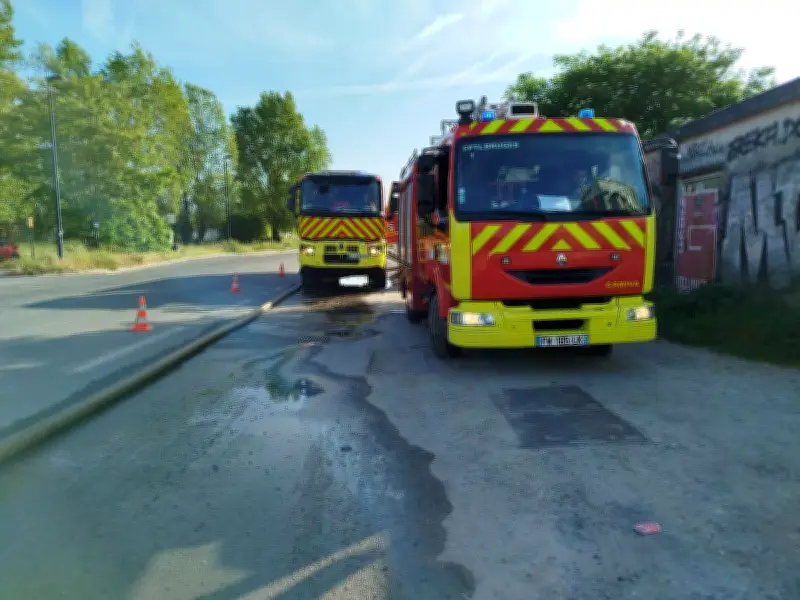 Incident aux Grands Moulins de Paris à Bordeaux : intervention des pompiers