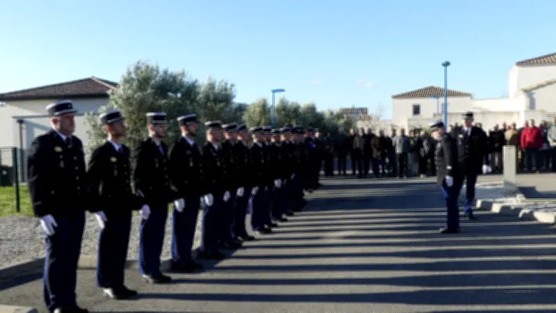 Inspection annuelle de la COB St Chaptes-St Mamert : le chef d'escadron Dugas salue l'engagement des gendarmes