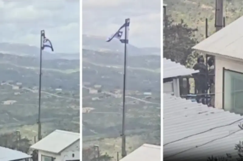 Israël hisse son drapeau près d'une base de l'ONU au Sud-Liban, mettant en péril les Casques bleus