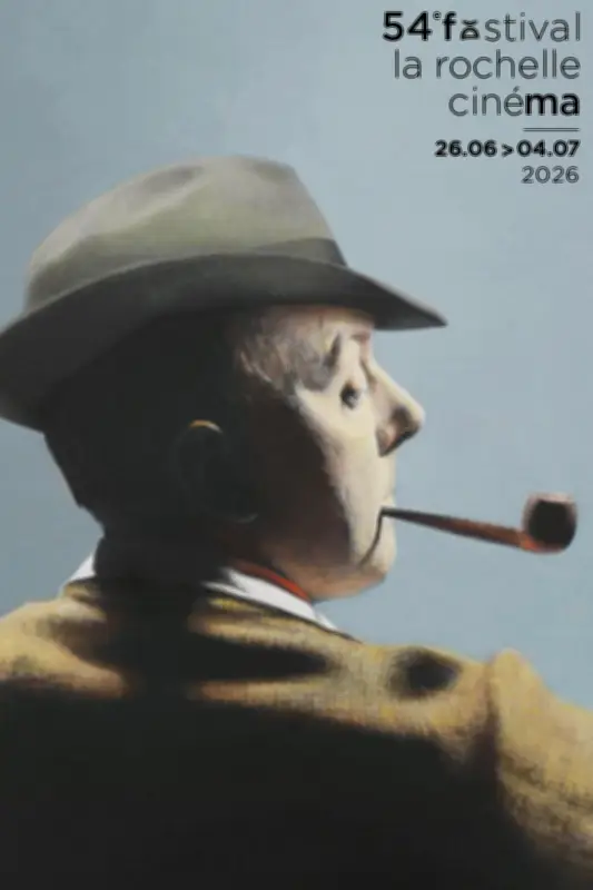 Jacques Tati inspire l'affiche du Festival La Rochelle Cinéma 2026