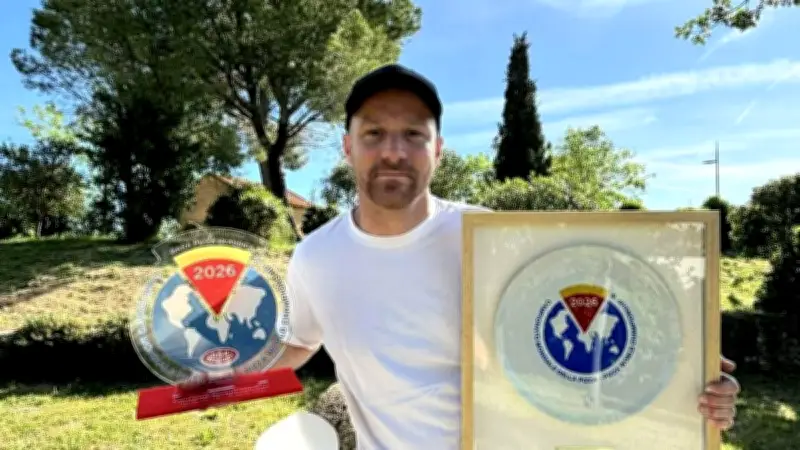 Jonathan Petriccioli, champion du monde de la pizza classique à Parme