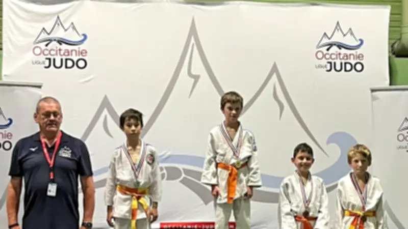 Joris Nemeth, jeune judoka lozérien, sacré champion d'Occitanie en benjamin