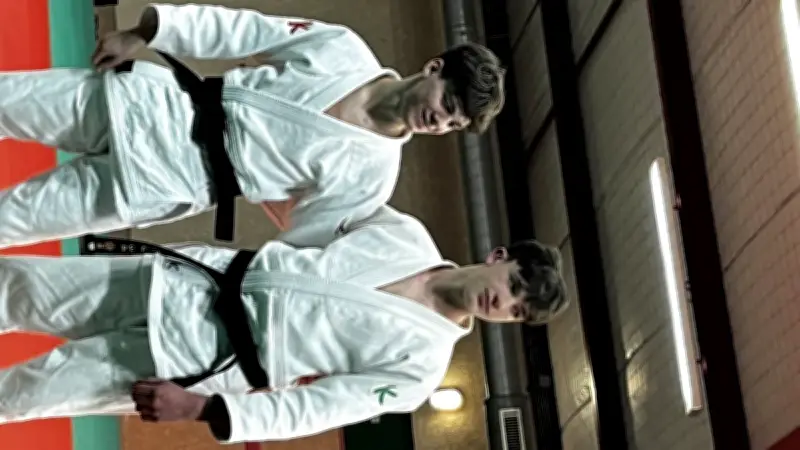 Judo : Hugo Moustelon et Benjamin Robert obtiennent leur ceinture noire à Bédarieux