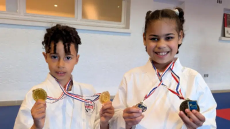 Juvignac Karaté Club : Sohan et Naevah brillent en double médaille