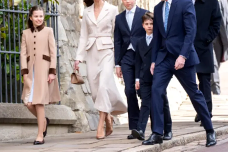 Kate Middleton fait son retour à Windsor pour la messe de Pâques avec la famille royale