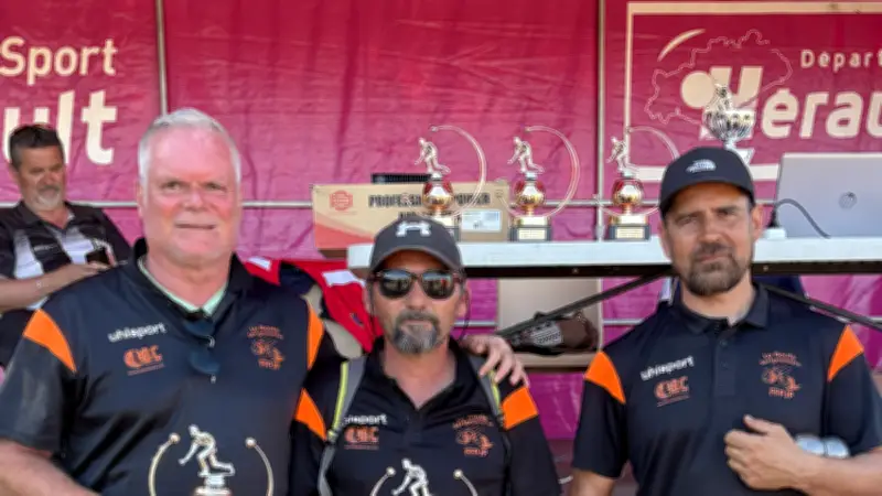 La Boule Sérignanaise brille en triplette provençale, vice-championne de l'Hérault