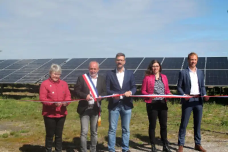 La centrale solaire de la Désirat inaugurée après 10 ans de projet sur des terres ravagées par Klaus