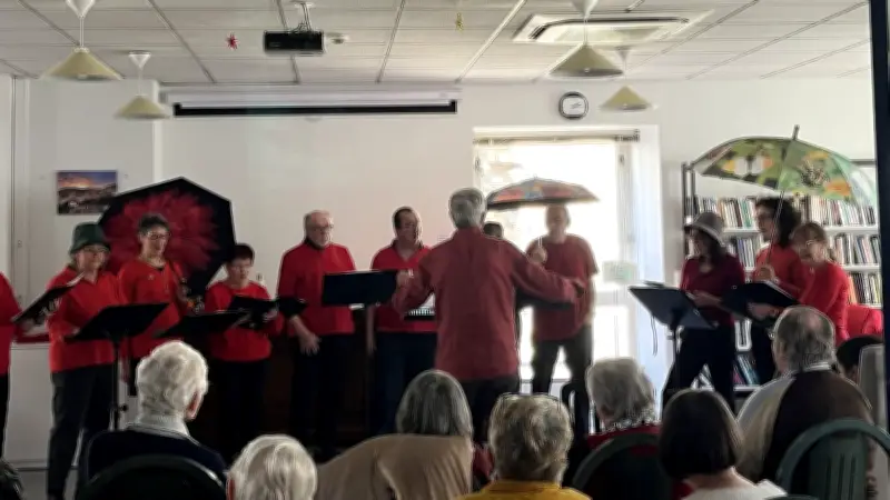 La chorale Chabanilles offre un moment de paix printanier à la résidence Piencourt