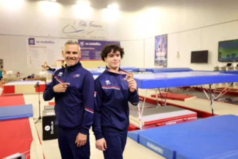 La nouvelle génération du Pôle France de trampoline d'Antibes brille aux Championnats d'Europe