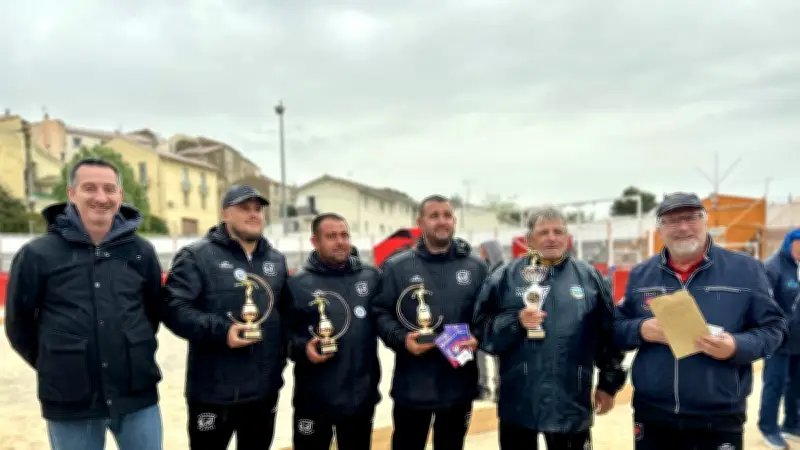La Pétanque mézoise triomphe au championnat triplette seniors de l'Hérault