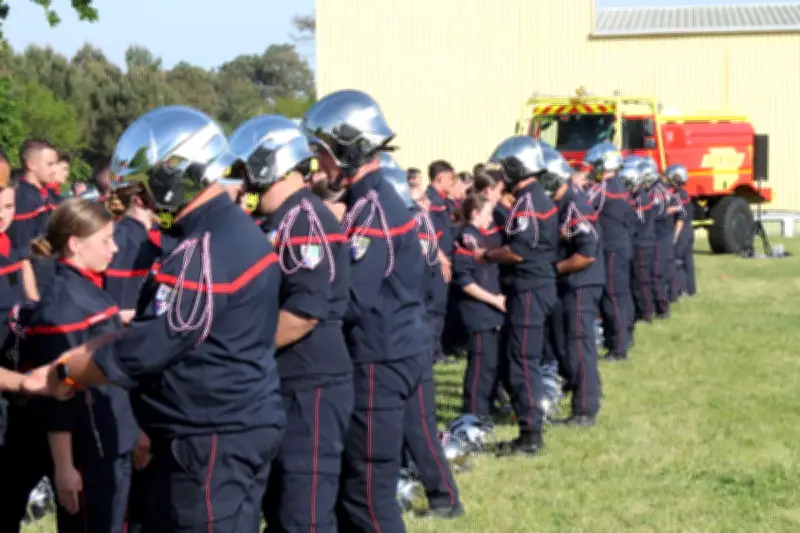 La Teste-de-Buch intègre 110 nouveaux sapeurs-pompiers lors d'une cérémonie solennelle