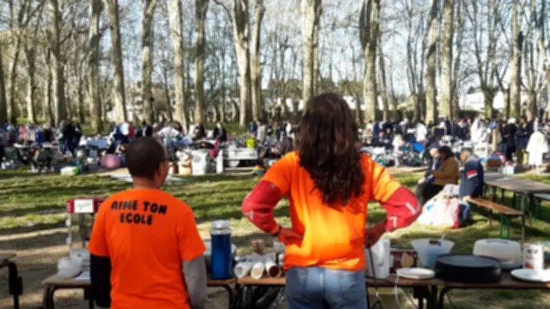 Lavérune inaugure sa place rénovée avec un vide-greniers solidaire