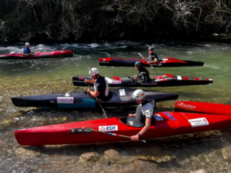 Le Canoë-Kayak Port-Sainte-Foy brille aux sélections nationales de descente en Ariège