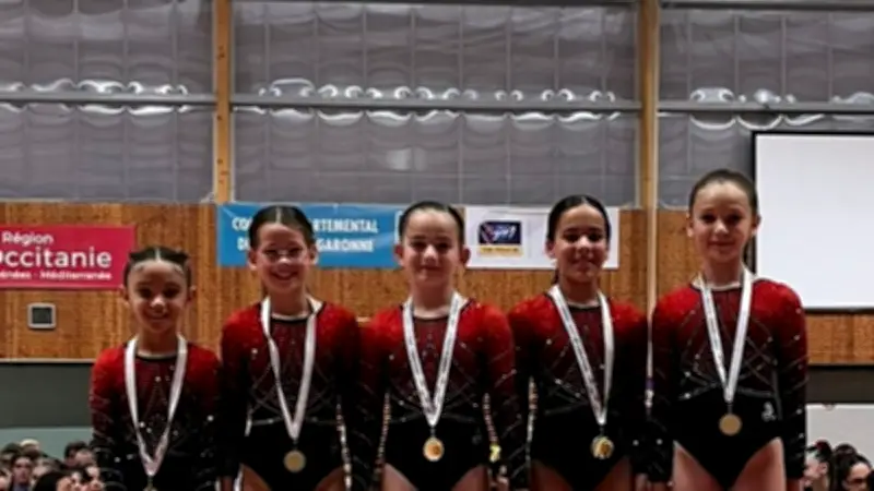 Le Club cévenol de Ganges sacré champion d'Occitanie en gymnastique