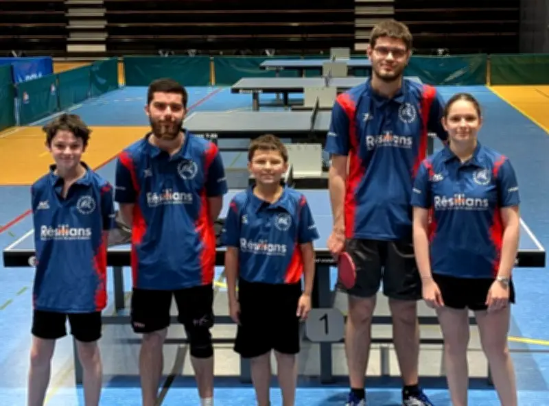 Le Club Pongiste Nieulais brille aux finales territoriales à Thouars