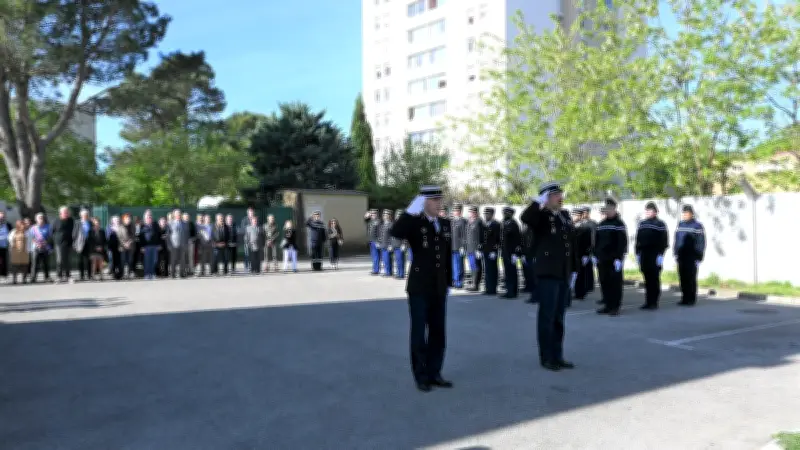 Le colonel Casso inspecte la compagnie de gendarmerie de Bagnols-sur-Cèze