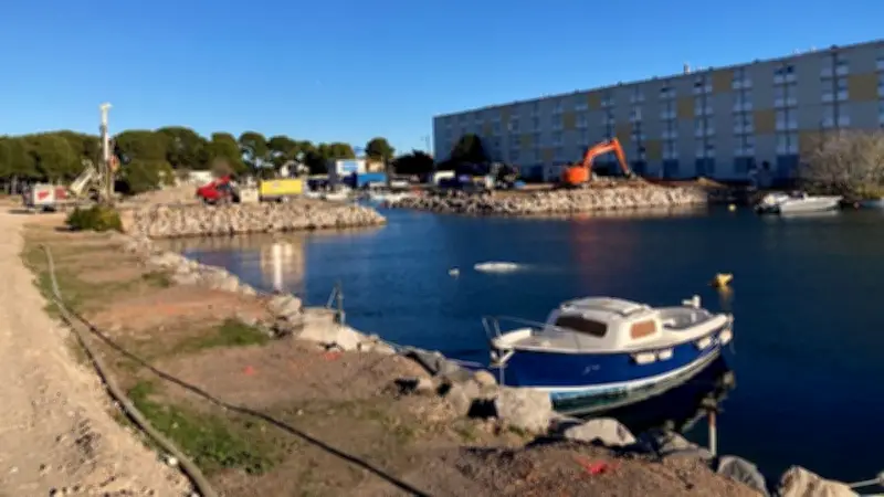 Île de Thau à Sète : le chantier du futur pont de la darse Est est lancé