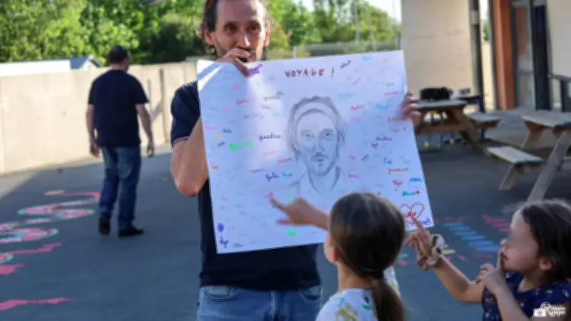 Le directeur de l'école Marcellin-Albert part faire le tour du monde après six ans de service