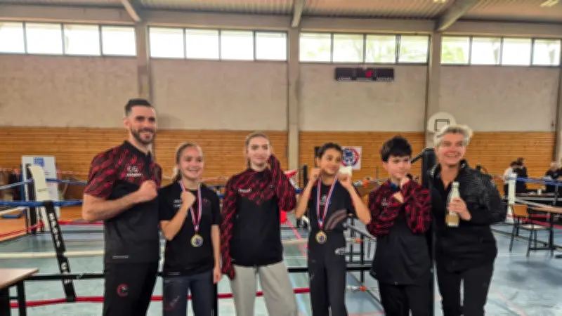 Le Dynamik Boxing Club de Frontignan brille avec trois médailles d'or à l'Open de France