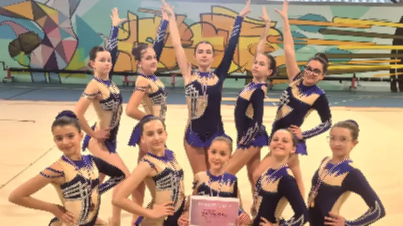 Le Fac-GRS triomphe au régional de gymnastique rythmique et vise le national