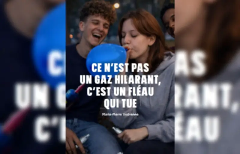 Le gouvernement lance une campagne choc contre le protoxyde d'azote chez les jeunes