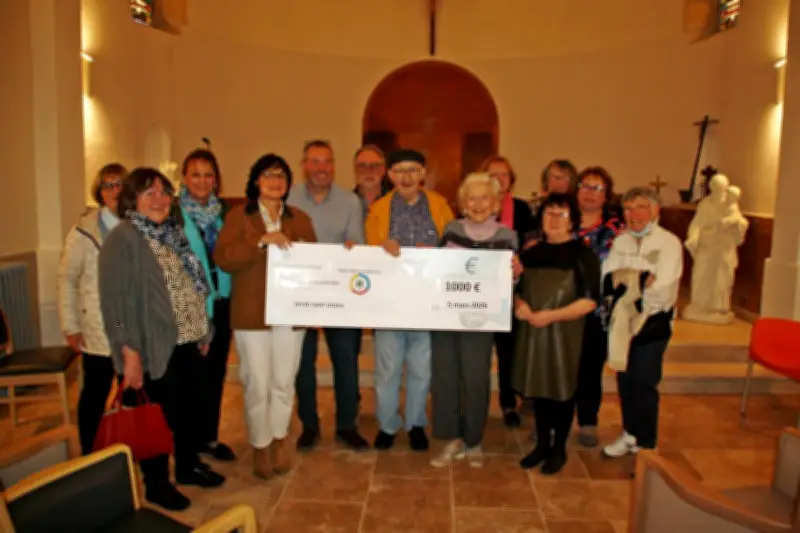 Le Lions club offre 1 000 euros pour la sonorisation d'un Ehpad en Dordogne