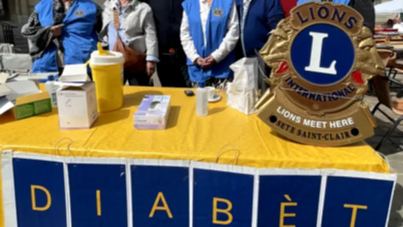 Le Lions club Sète Saint-Clair mobilise pour le dépistage du diabète à Frontignan
