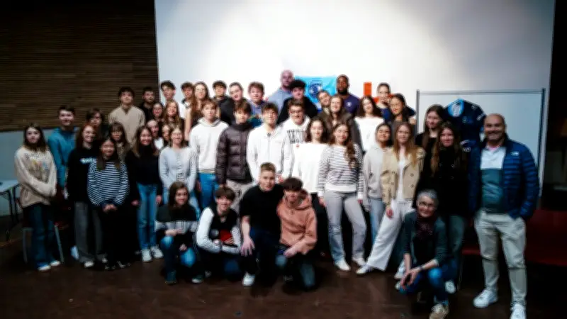 Le MHR au lycée Jean-Jaurès : une rencontre en anglais avec deux joueurs