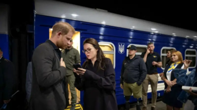 Le prince Harry en visite surprise à Kiev pour soutenir l'Ukraine