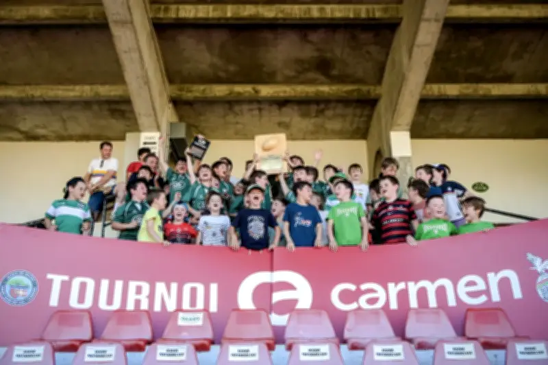 Le tournoi Carmen de rugby réunit près de 300 jeunes joueurs à Saint-Jean-de-Luz