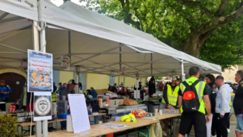 Le vide-greniers du club de foot de Saint-Paulet-de-Caisson, un succès communautaire
