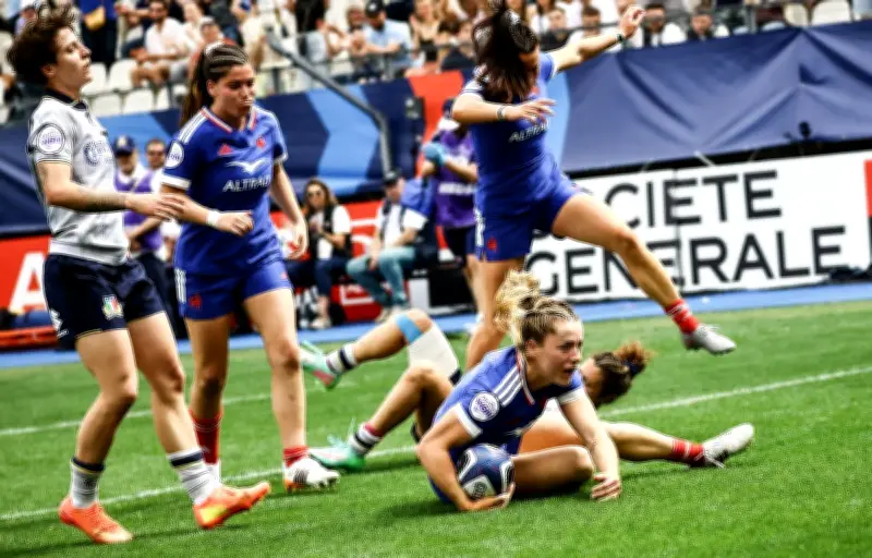 Le XV de France féminin domine l'Italie 40-7 pour son entrée dans le Tournoi des Six Nations