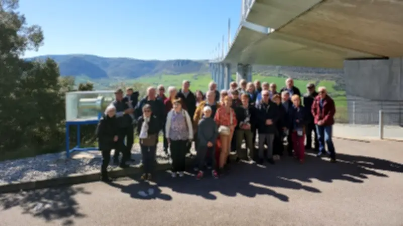 Les aînés du Montjaux découvrent les secrets du Viaduc de Millau