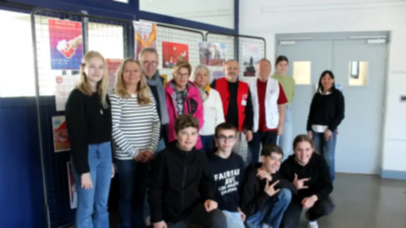 Les collégiens d'Aigues-Mortes mobilisés pour une collecte de sang réussie
