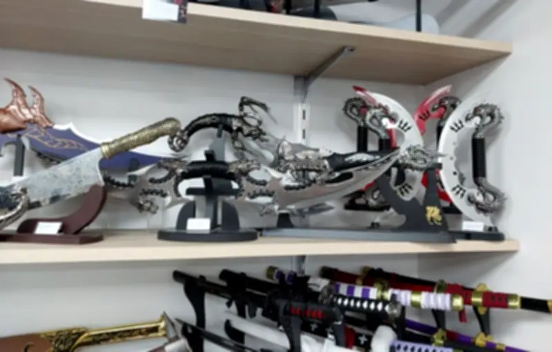 Les douanes découvrent un arsenal de 3.511 armes blanches dans un entrepôt francilien