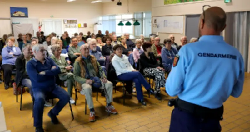 Les gendarmes des Landes sensibilisent les retraités aux cambriolages et escroqueries