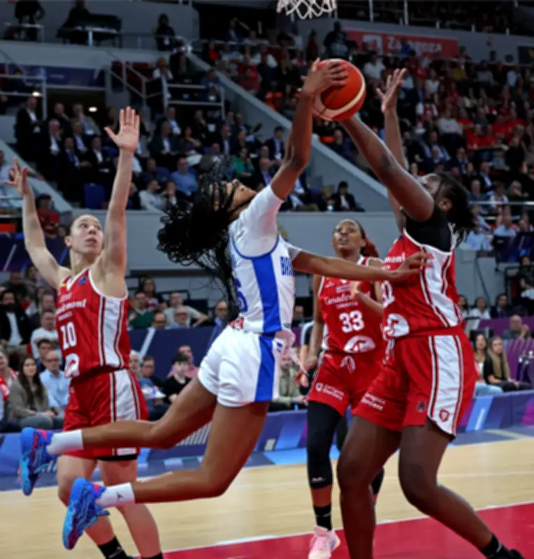 Les Landaises stoppées par Saragosse en Eurocup, Musa brille malgré la défaite