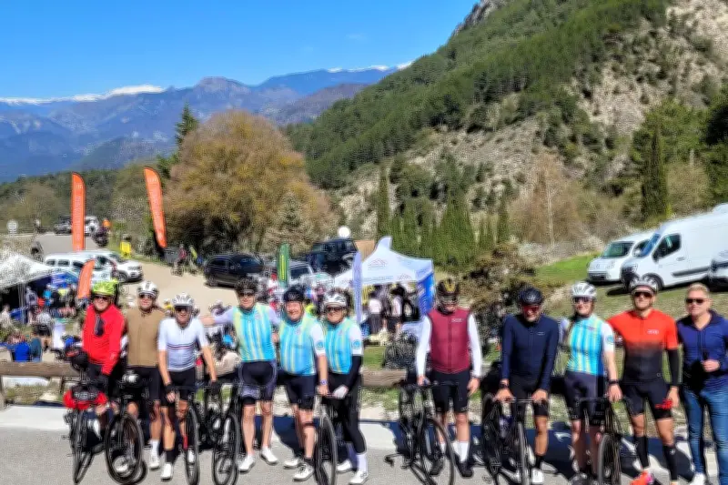 Les Légendes du Cyclisme Réunies pour l'Inauguration des Cols Connectés à Peille