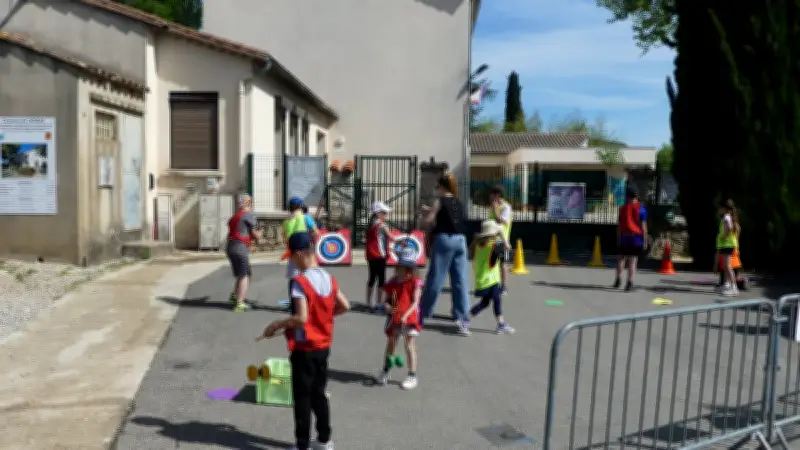 Les élèves de Thoiras-Corbès relèvent le défi sportif avec enthousiasme