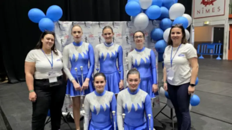 Les majorettes de Murviel-lès-Béziers brillent au championnat de France à Nîmes