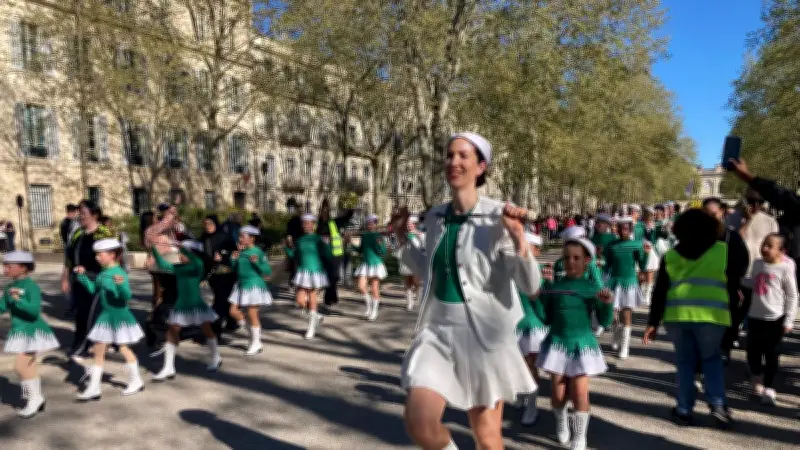 Les majorettes enflamment Nîmes pour le championnat de France
