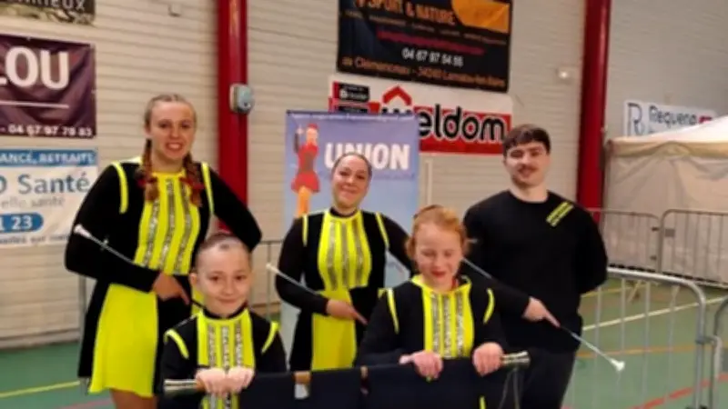 Les Motivettes de Caissargues au championnat de France de majorettes à Nîmes